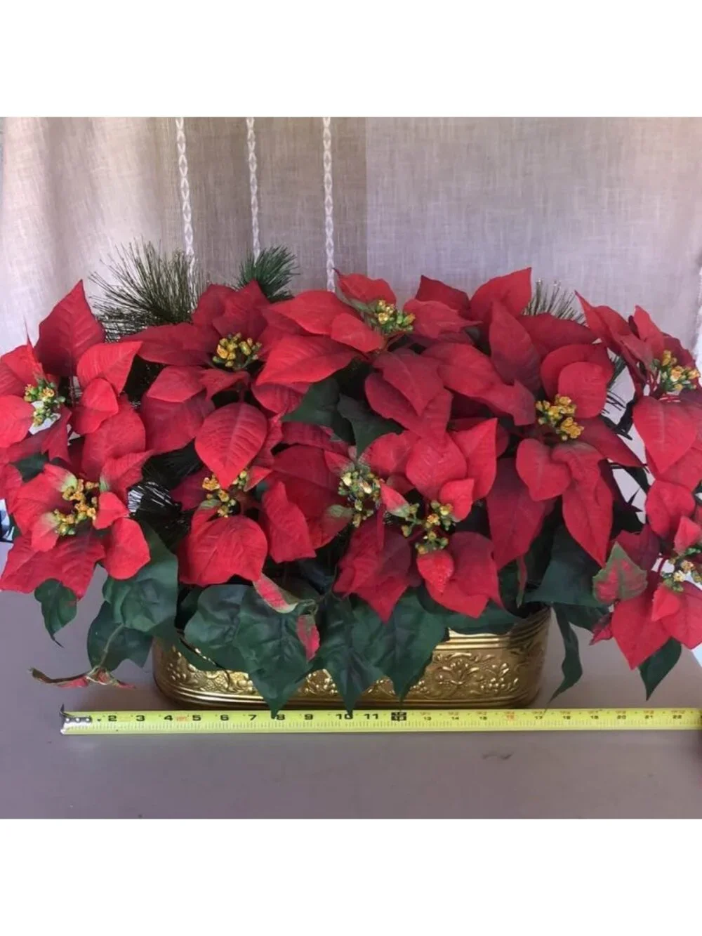N/A artificial poinsettia